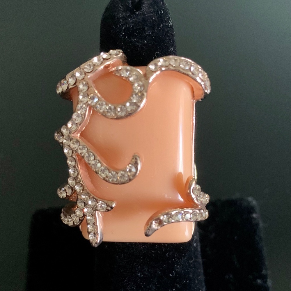 Rose Gold and Peach Colored Ring